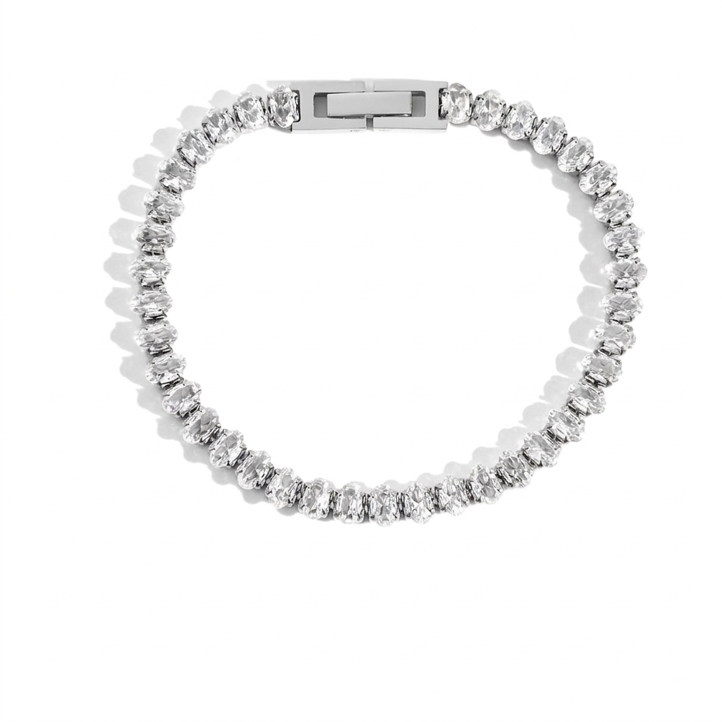 Lumiere Oval Tennis Bracelet