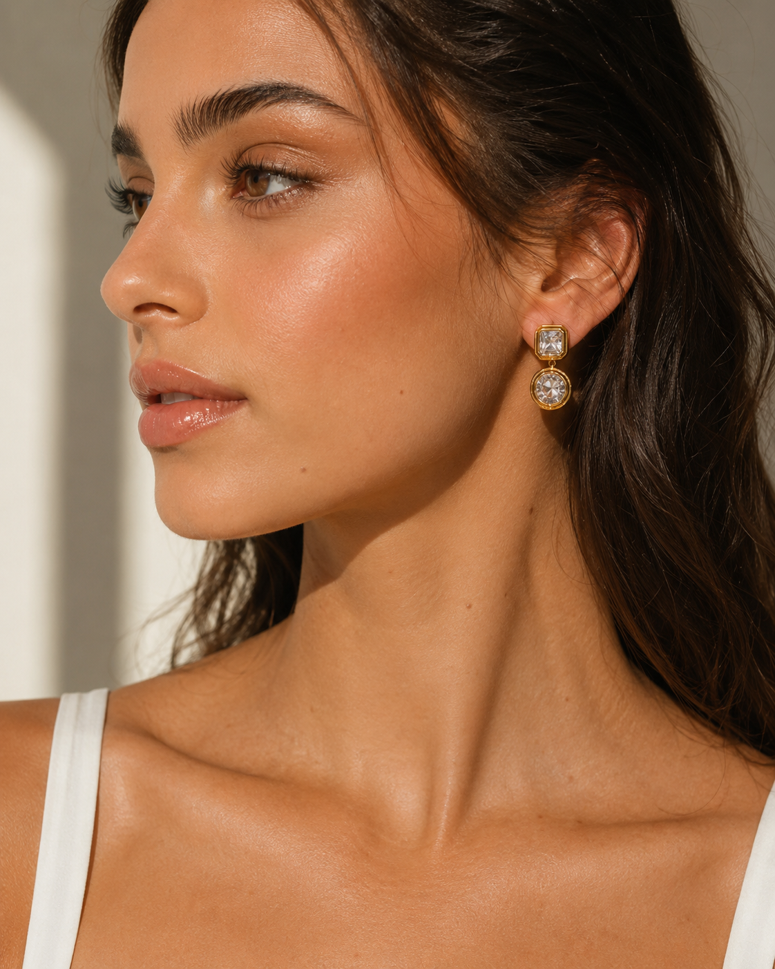 Lumiere Double Earrings