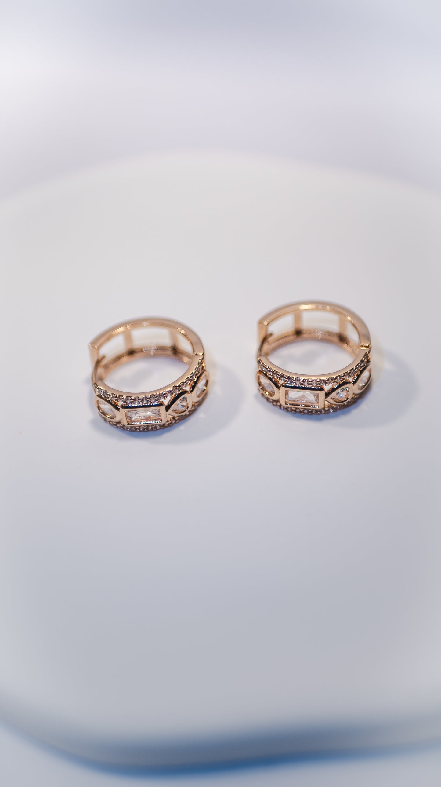 Radiant Geometric Hoops