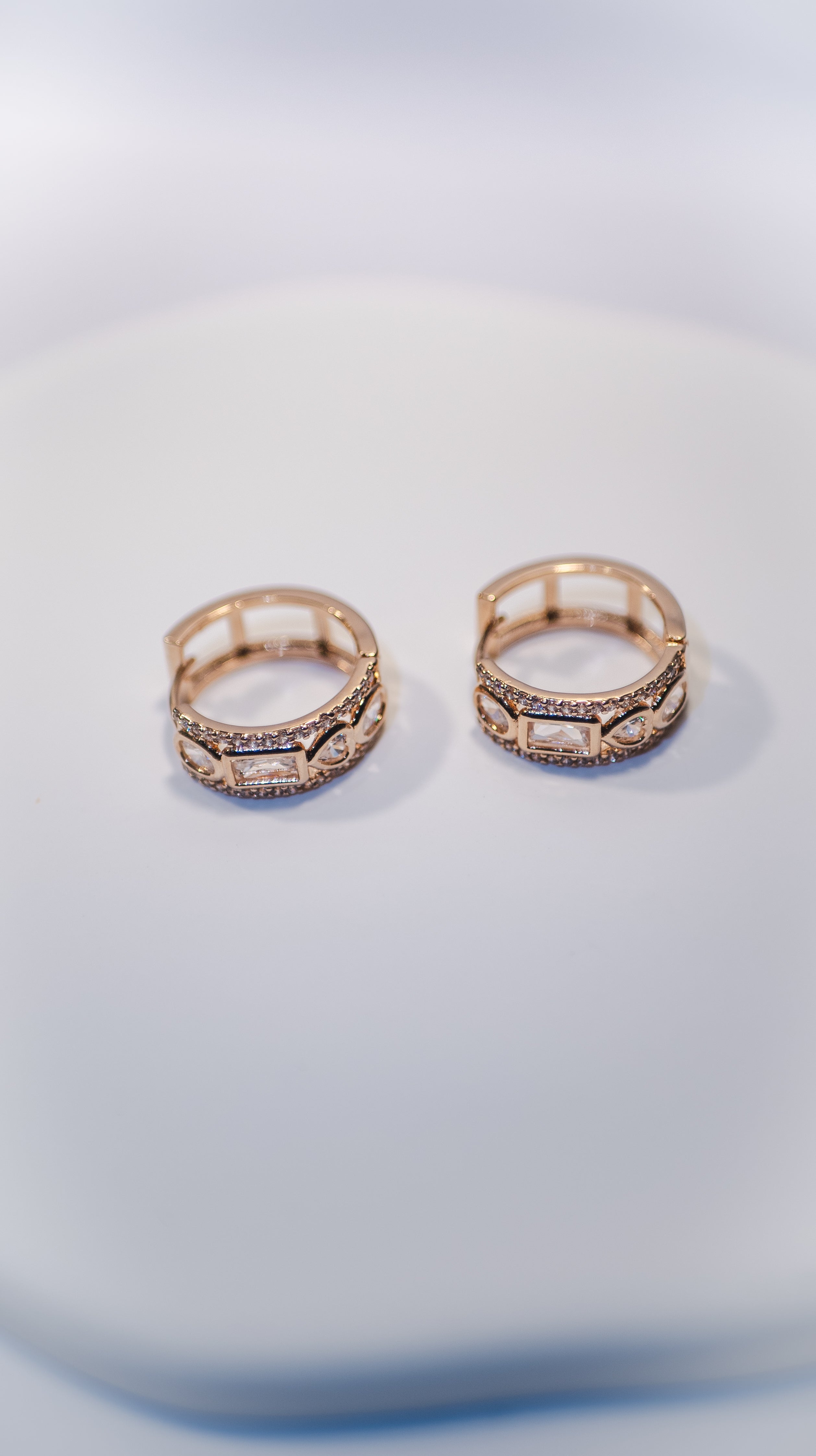 Radiant Geometric Hoops