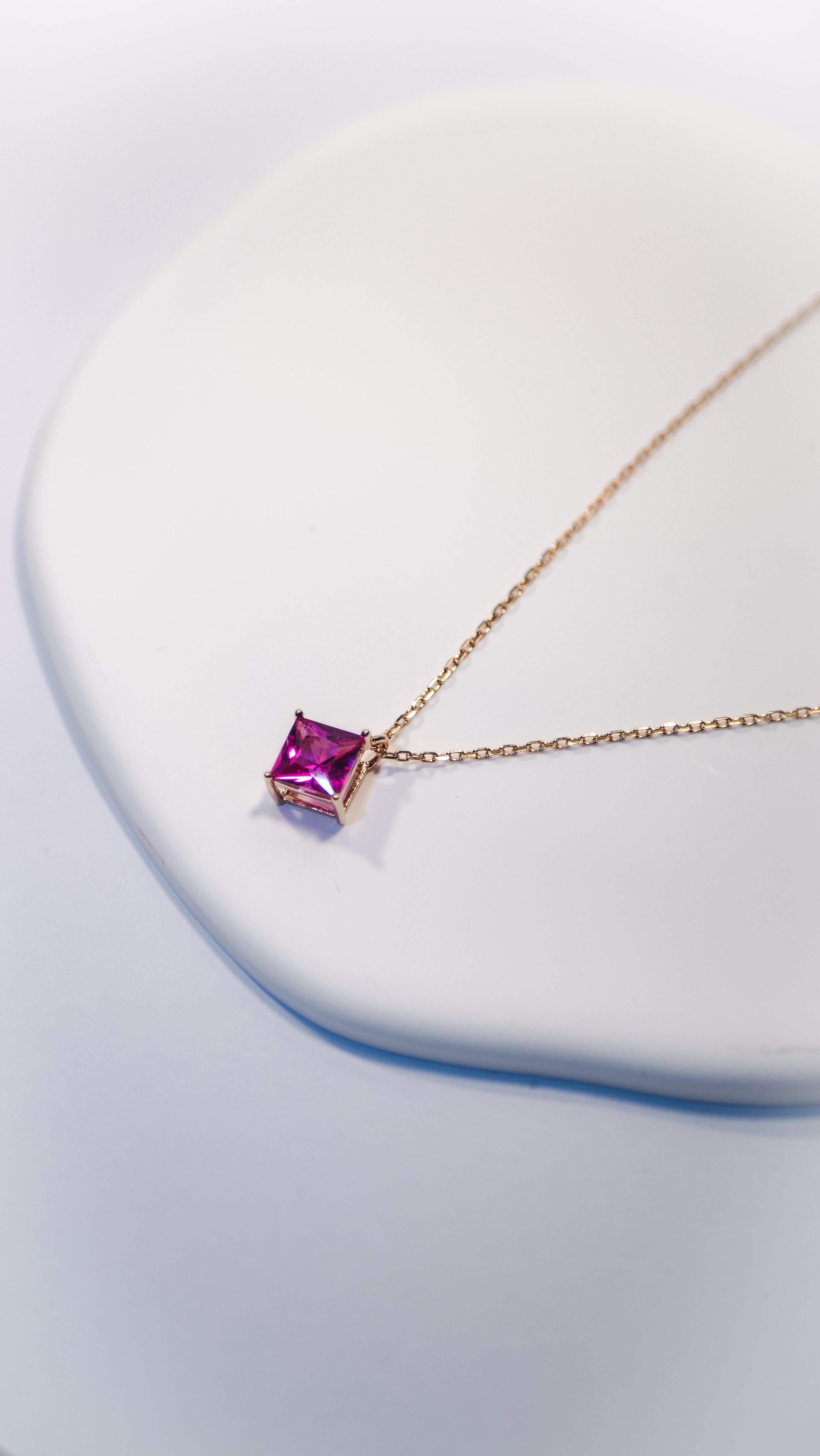 Princess Fuchsia Necklace