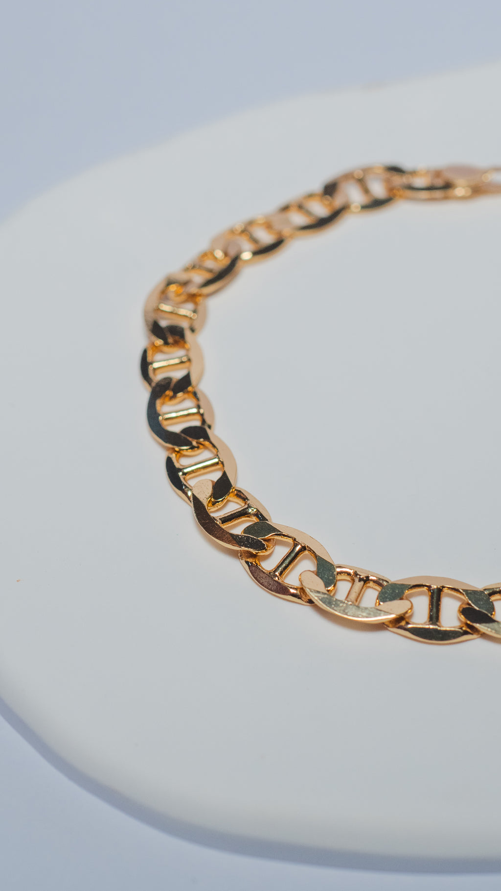 CD Gold Chain Bracelet