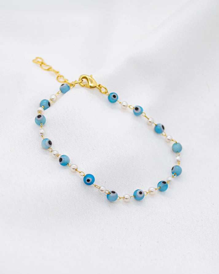 Beaded Evil Eye Bracelet