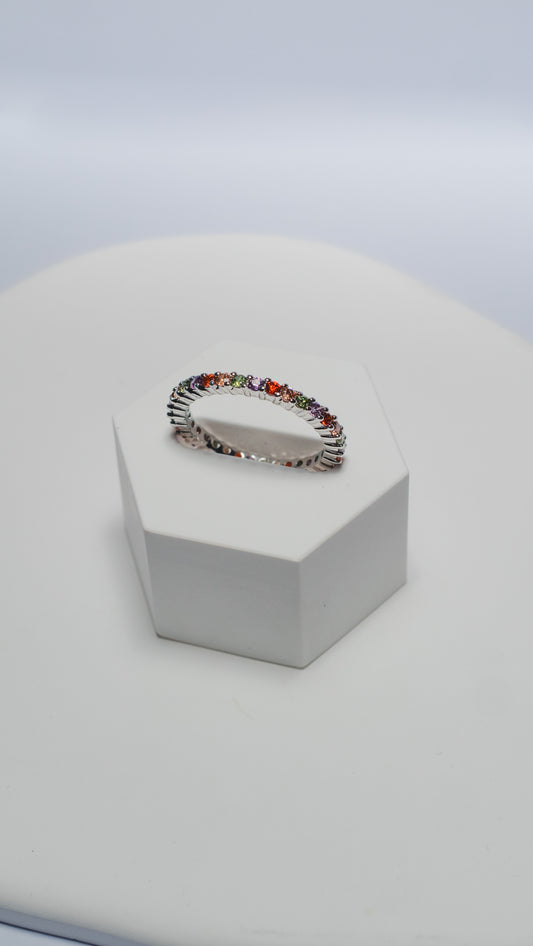Eternal Spectrum Band Ring