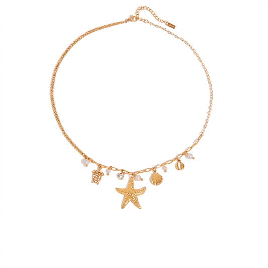 Ocean Treasure Charm Necklace