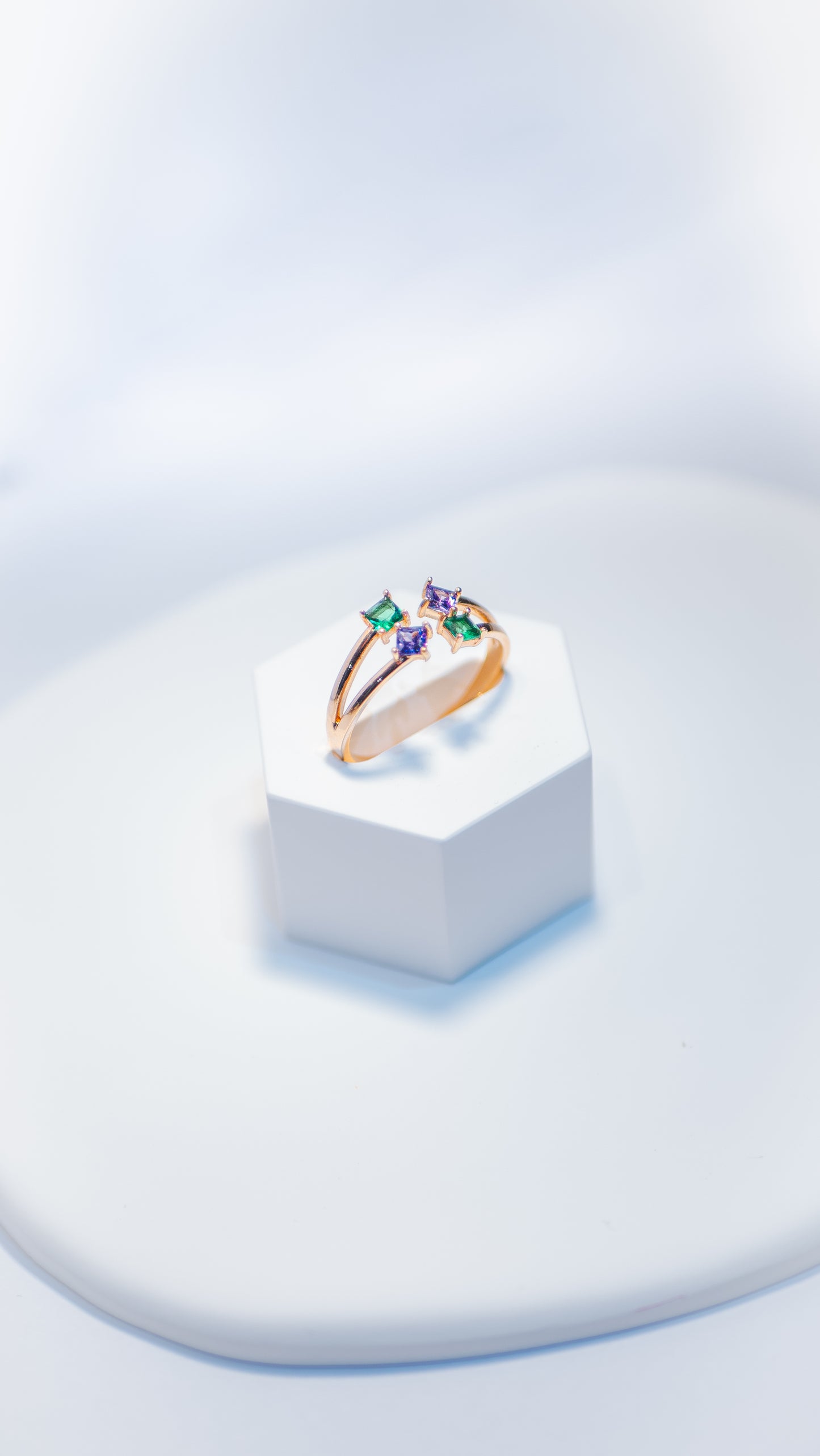 Lustre Adjustable Ring