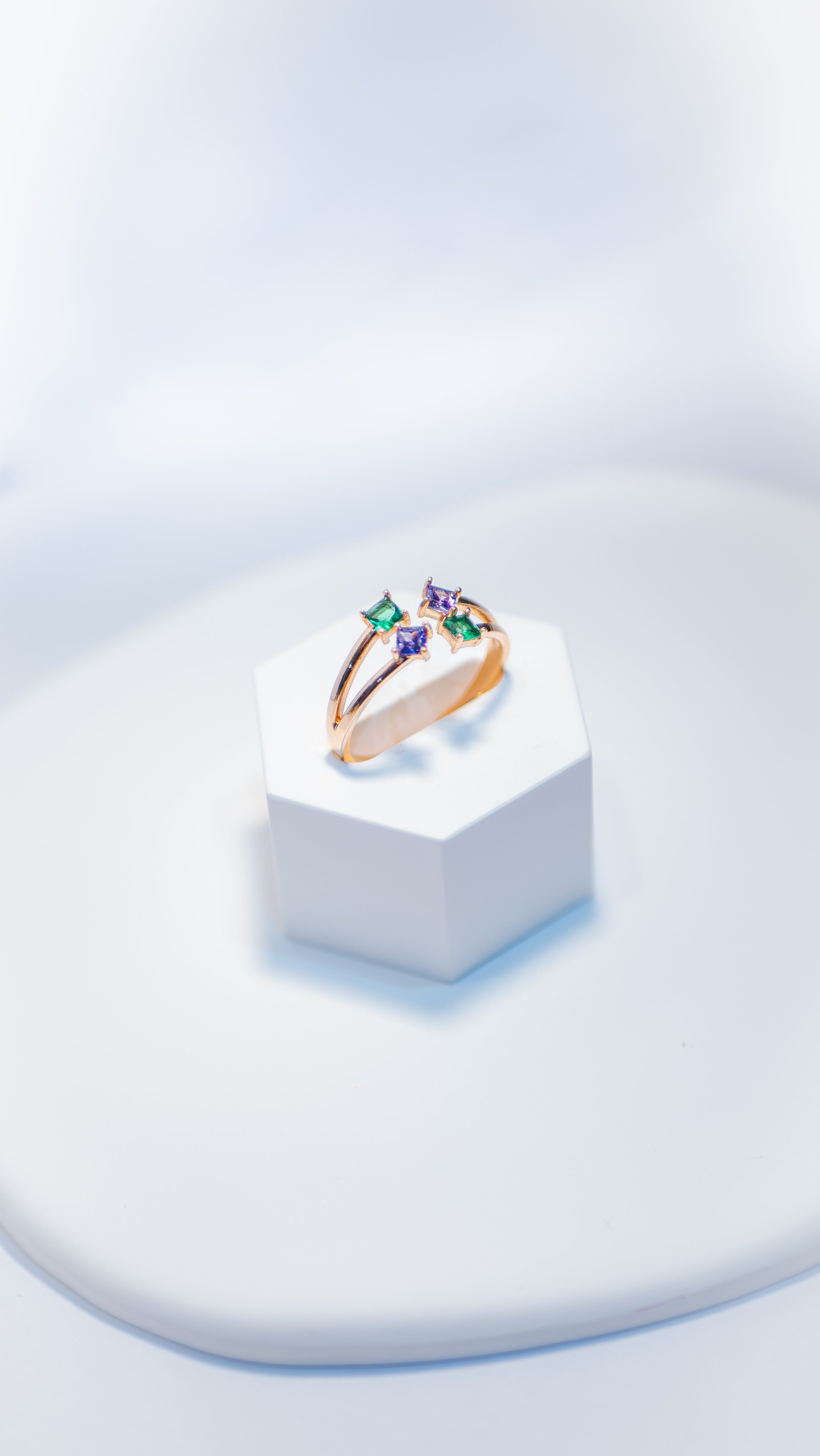 Lustre Adjustable Ring