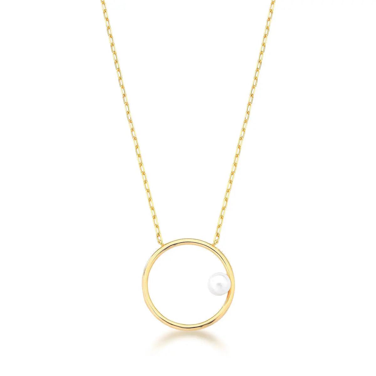 Halo Pearl Pendant Necklace