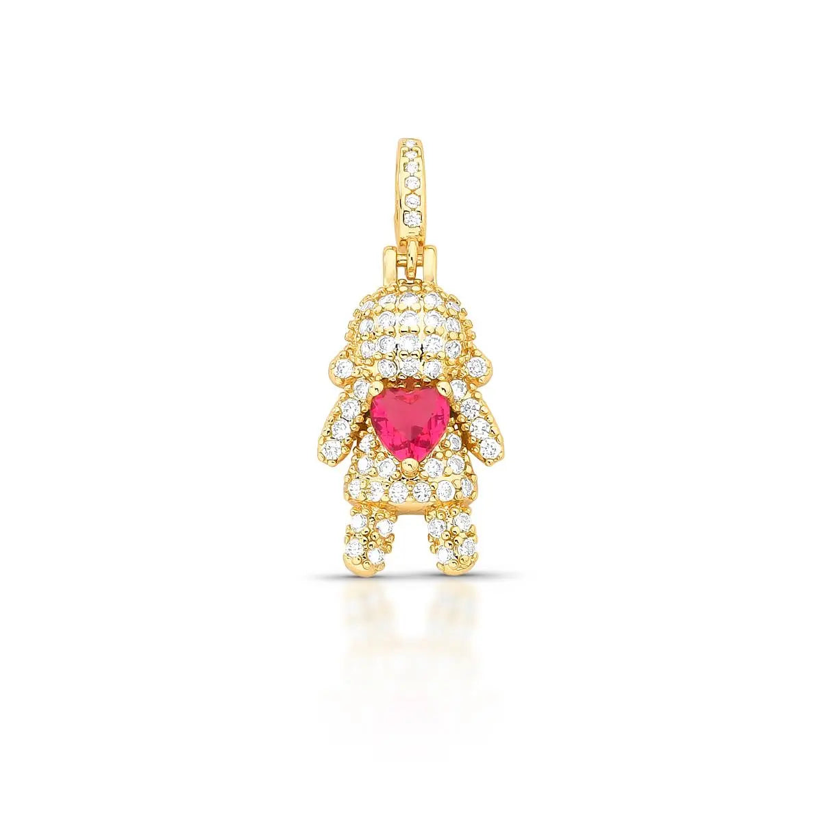 Amour Charm 18 Gold Platted