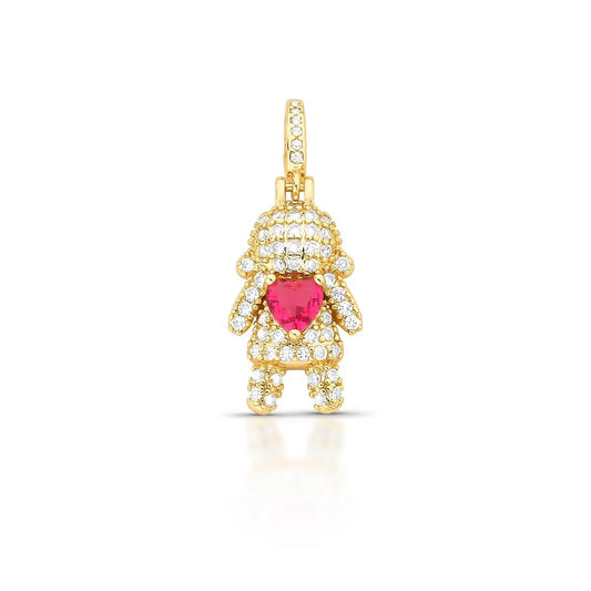 Amour Charm 18 Gold Platted