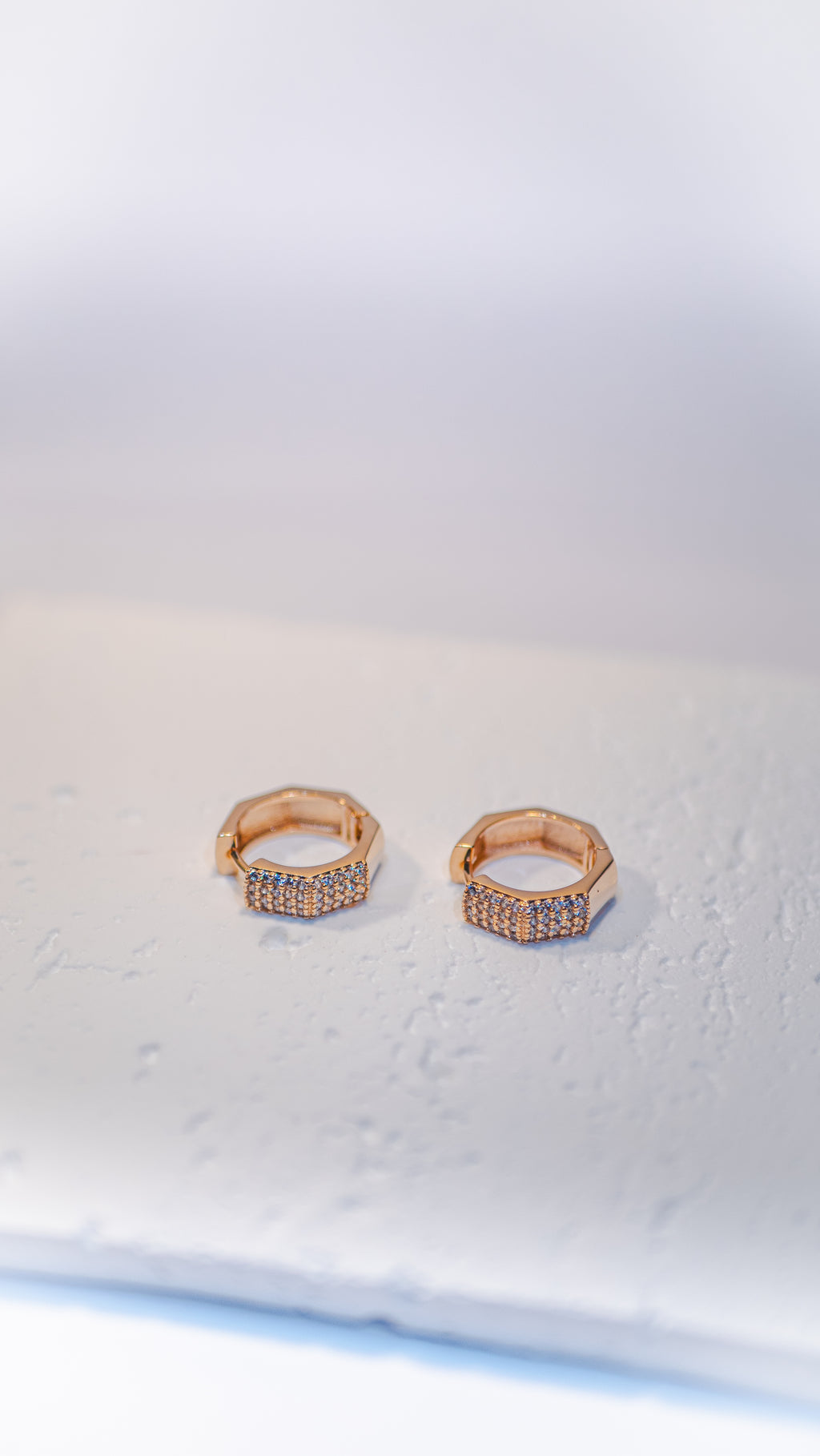 Radiance Pavé Huggies