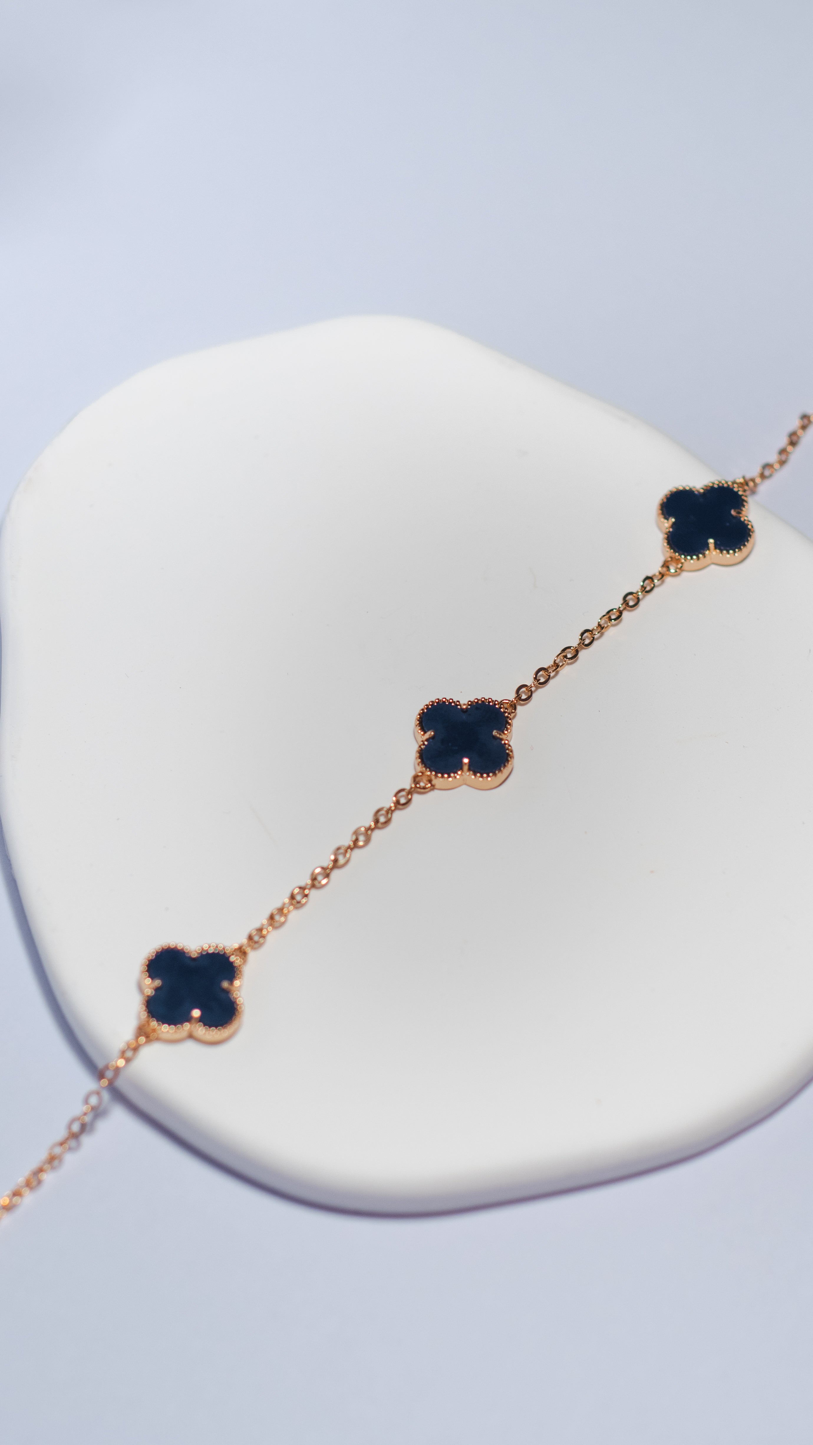 Bleu Clover Bracelet