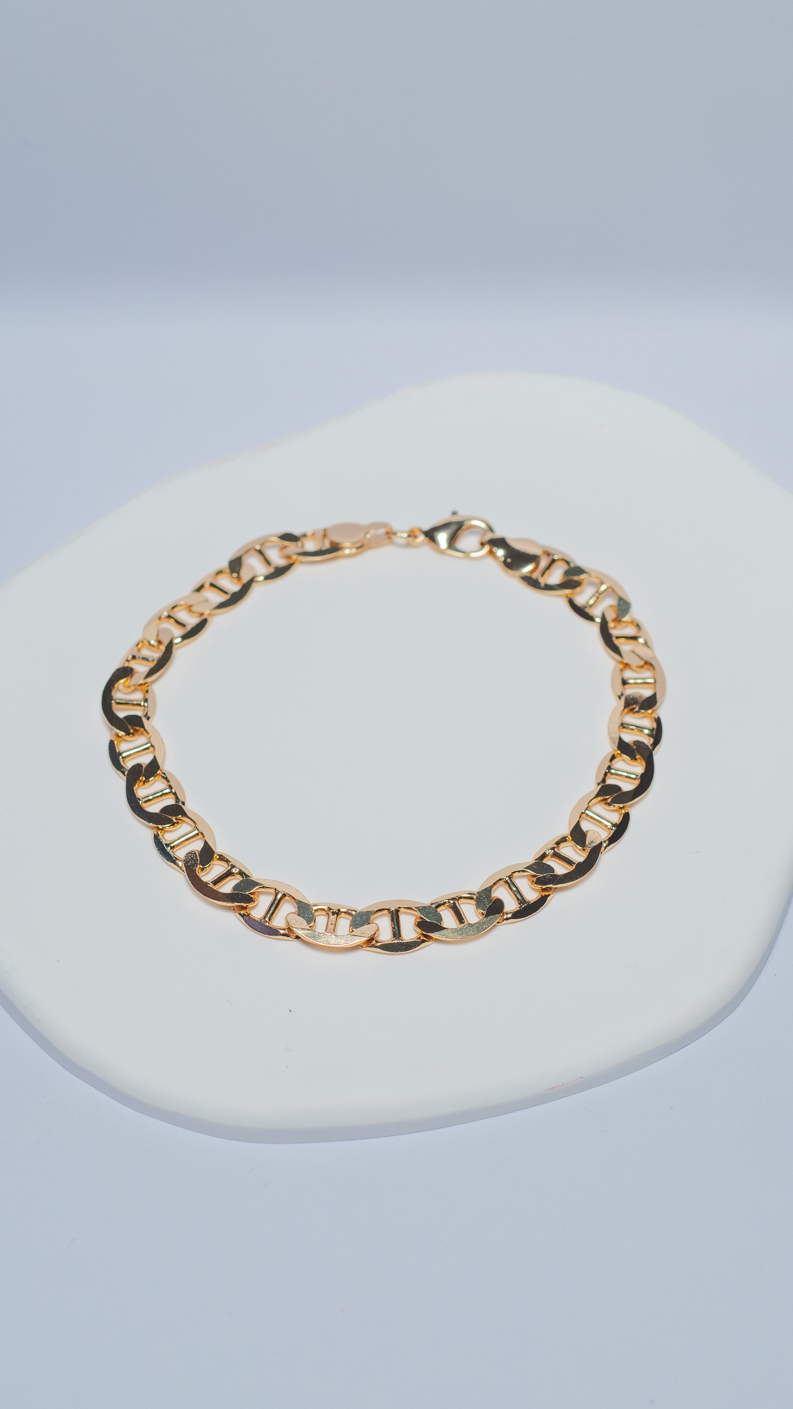 CD Gold Chain Bracelet