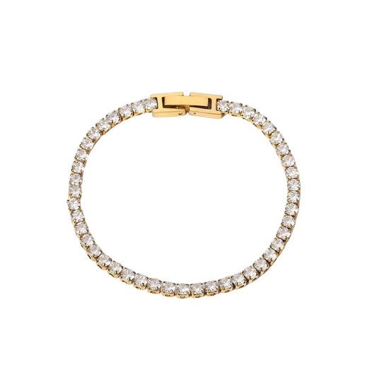 Lumiere Round Tennis Bracelet