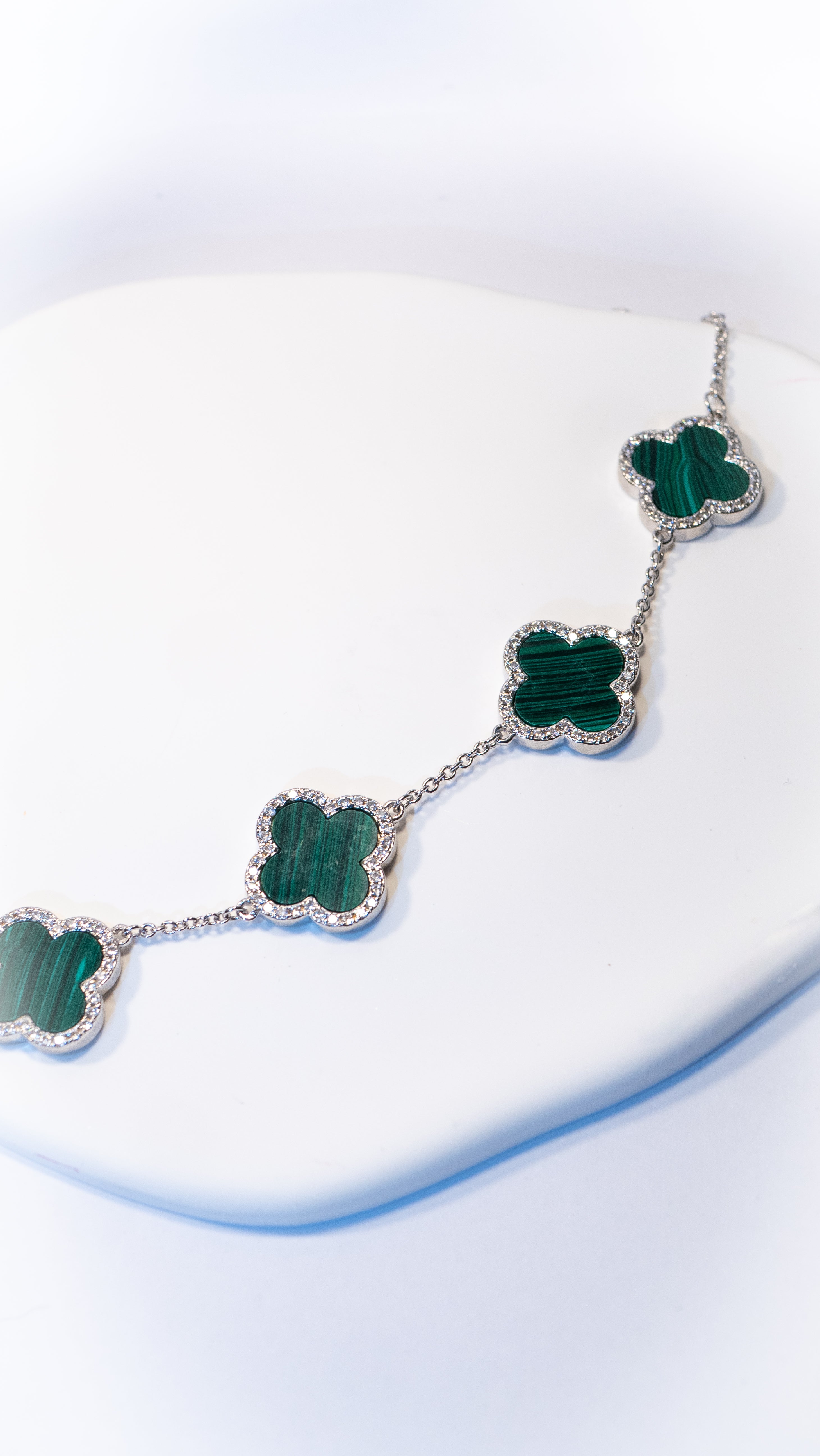 Emerald Clover Bracelet