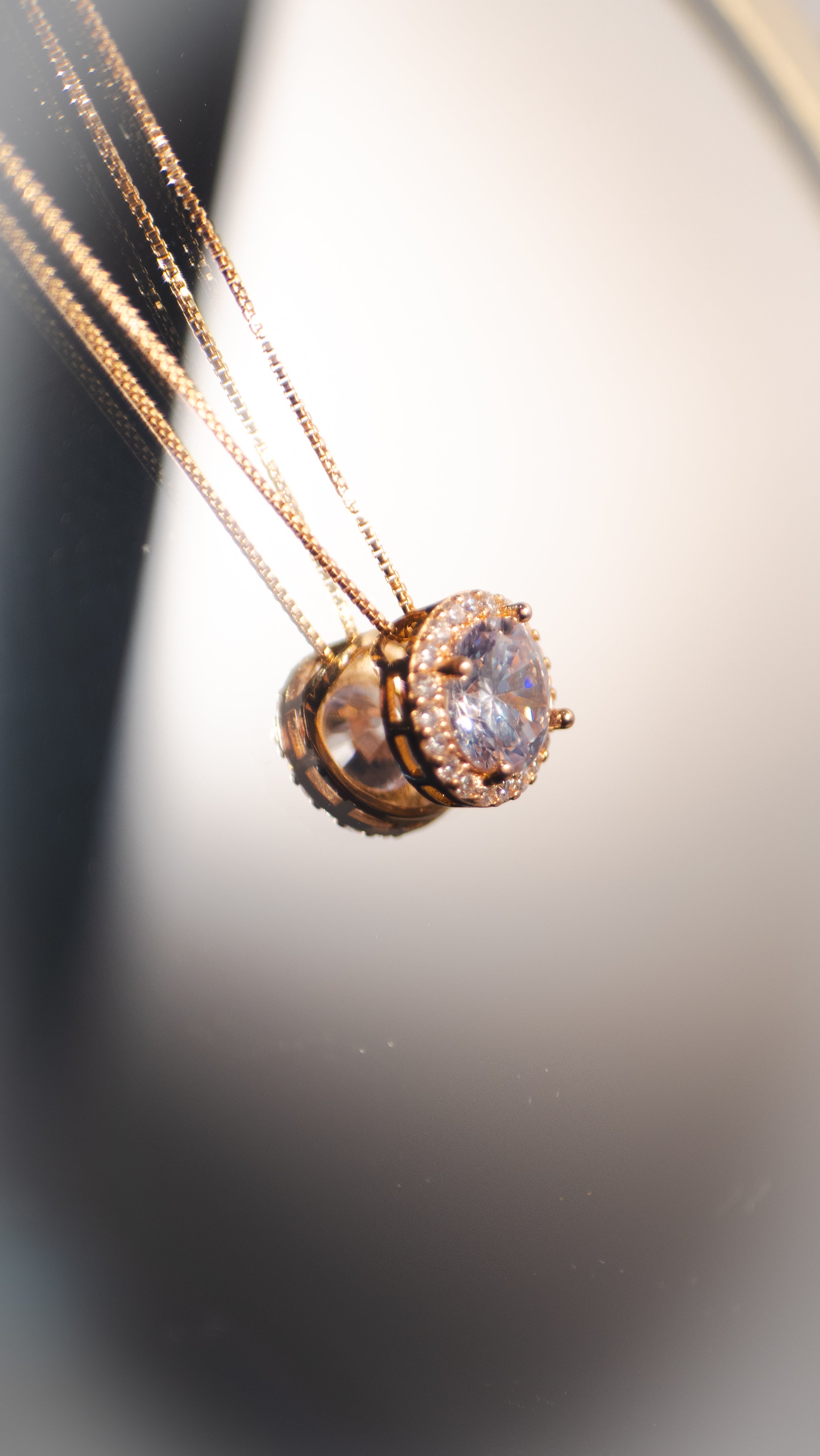 Lustre Halo Pendant Necklace