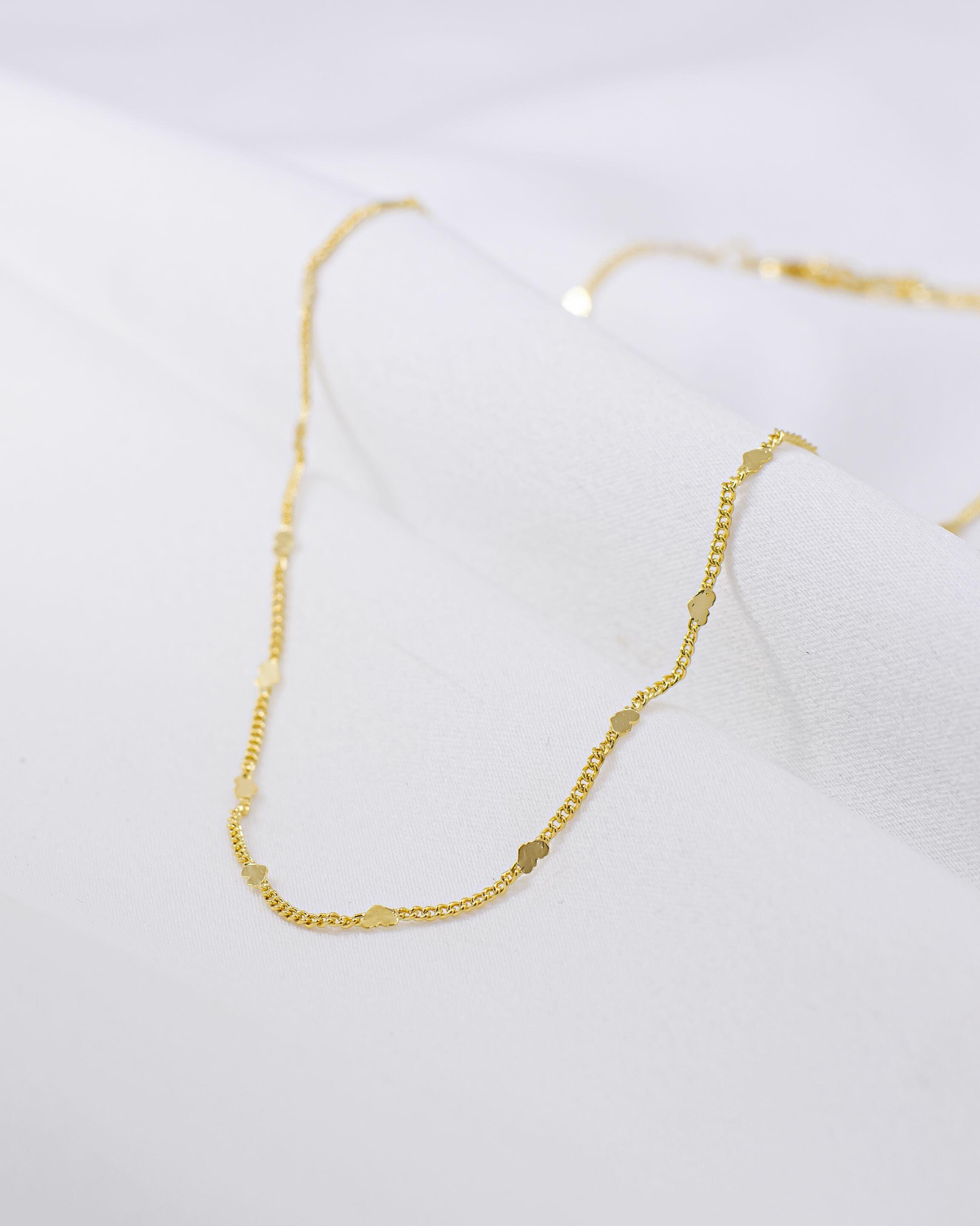 Delicate Dotted Chain Choker
