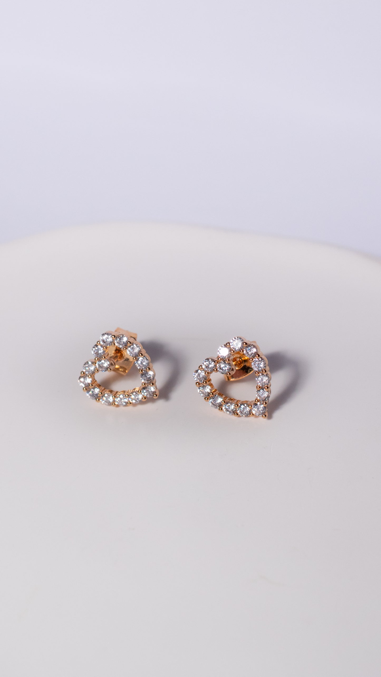Lumière Heart Earrings
