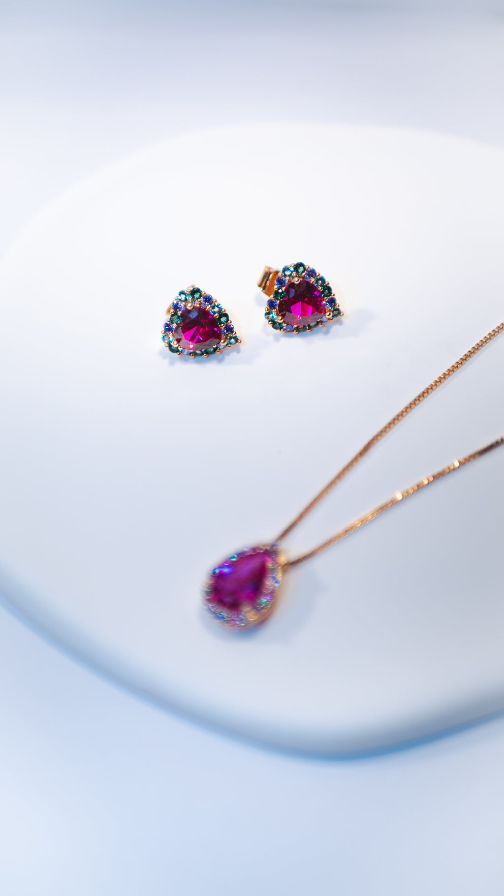 Radiance Heart Earrings