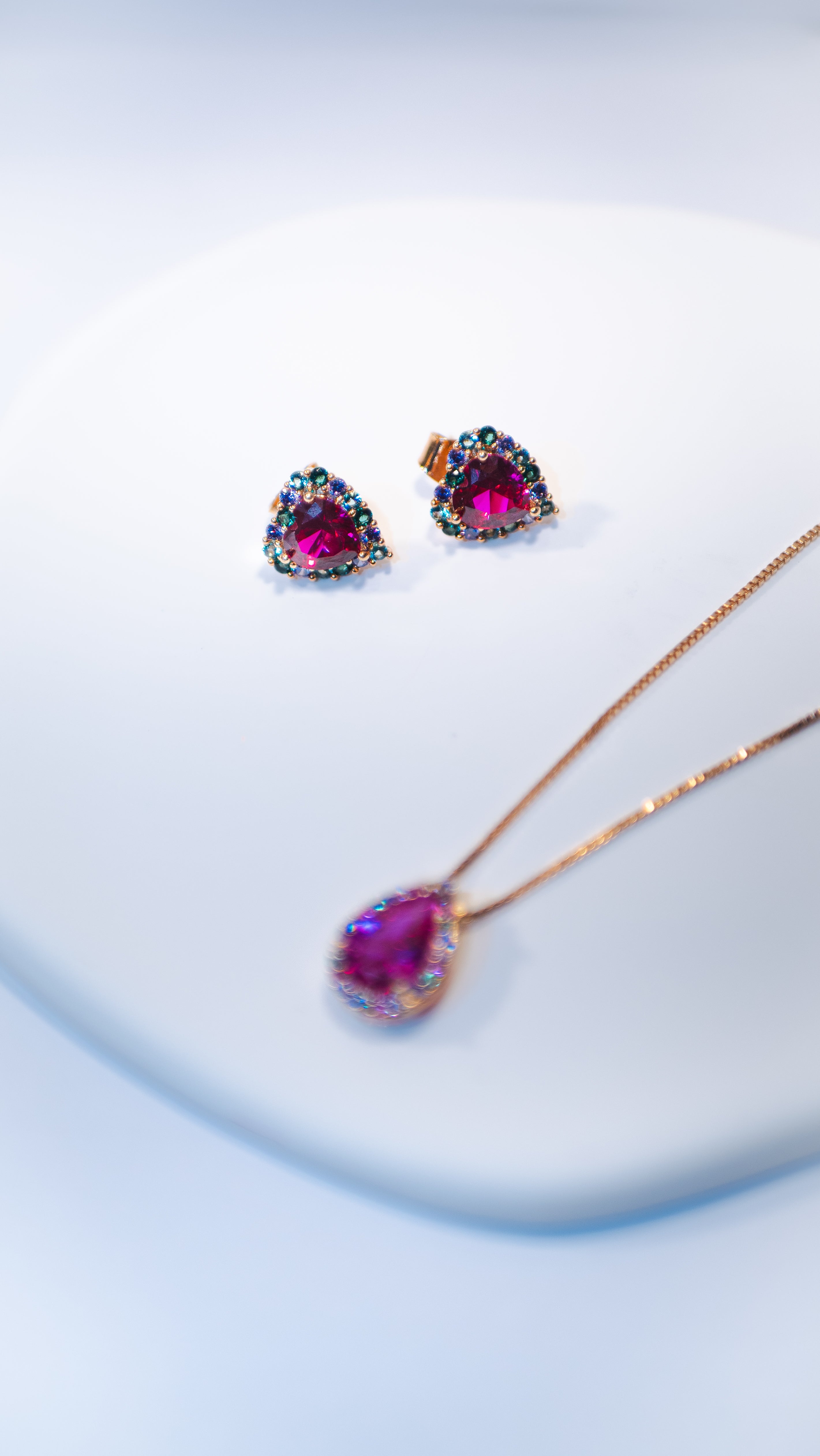 Radiance Heart Earrings