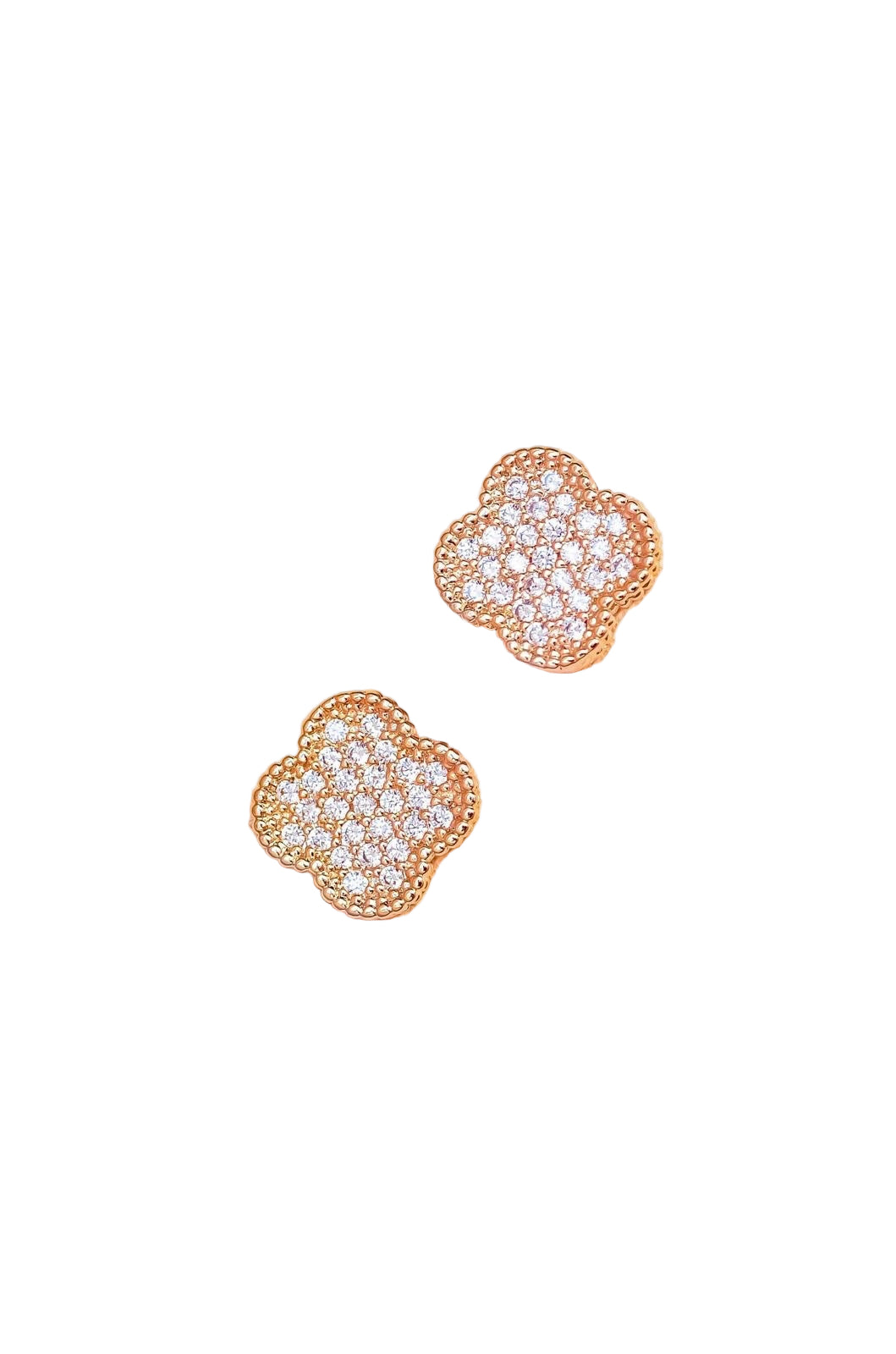 Clover Glow Stud Earrings