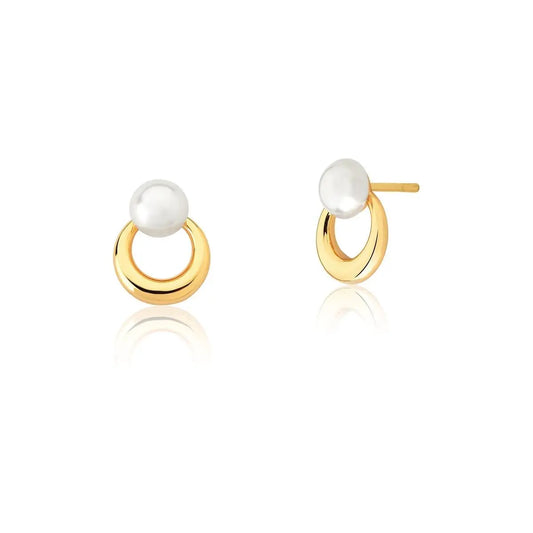 Lunar Pearl Earrings
