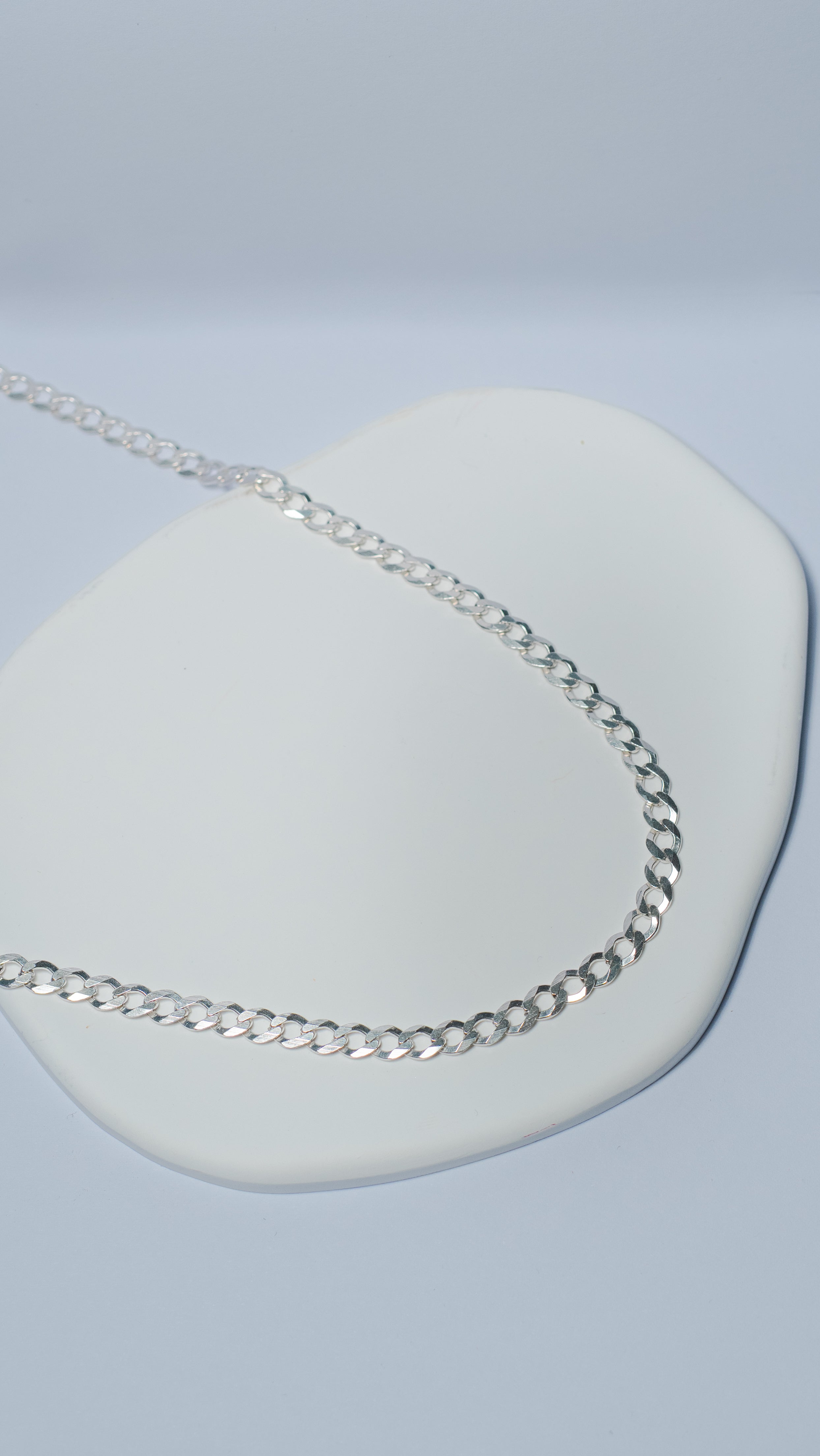 Atlas Silver Chain Necklace