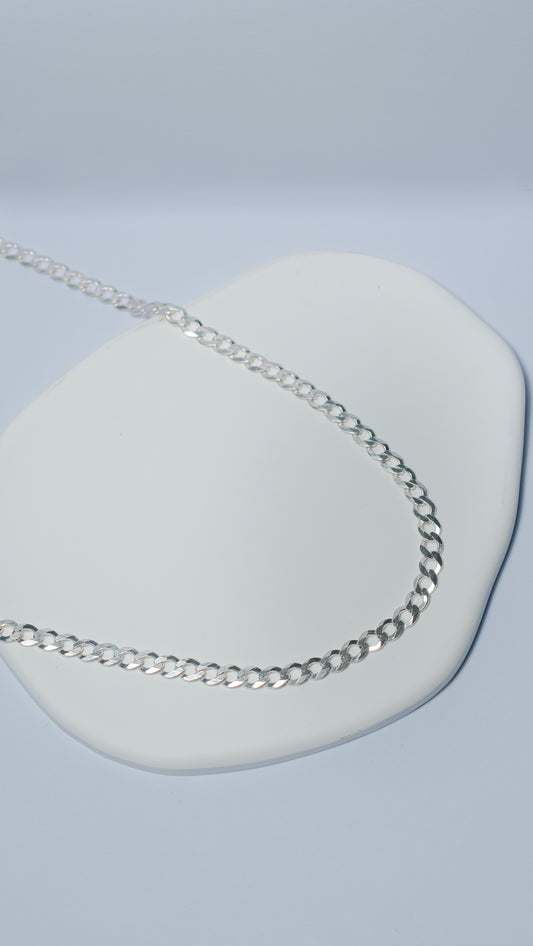 Atlas Silver Chain Necklace