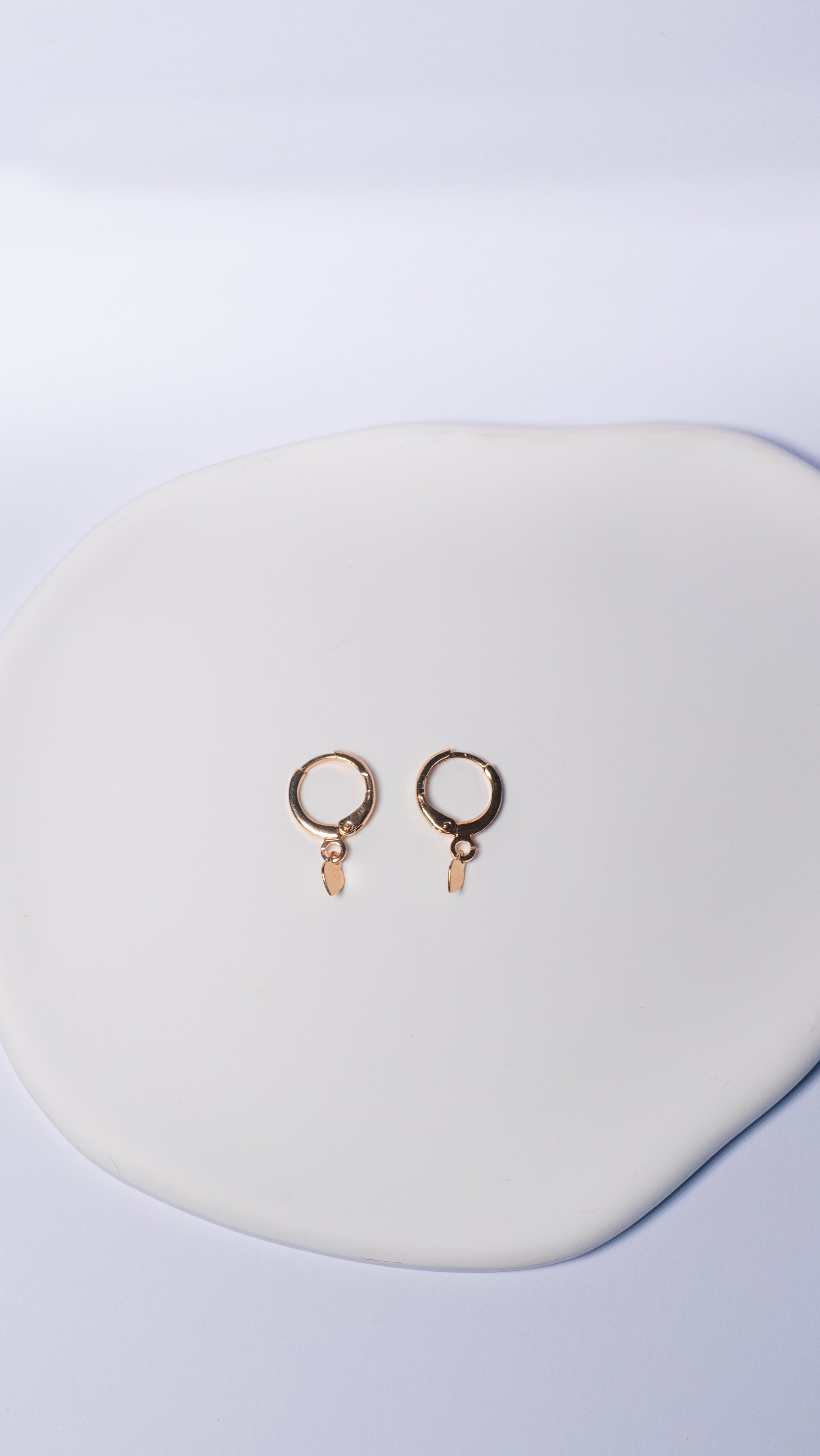 Luna Drop Mini Hoops