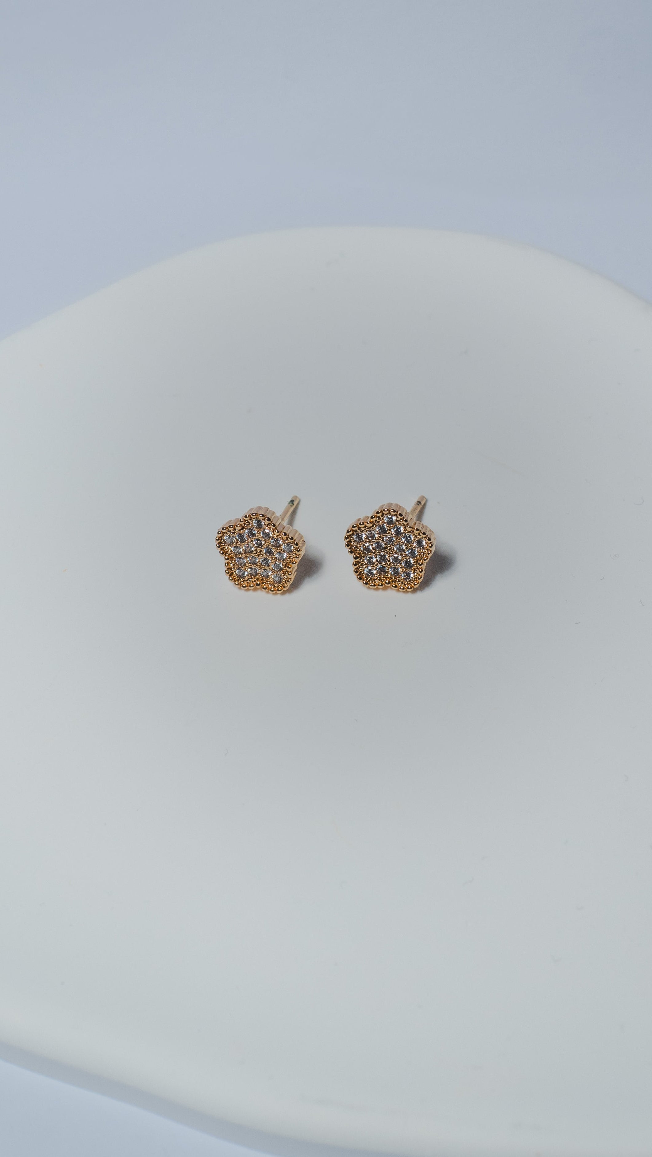 Clover Glow Stud Earrings