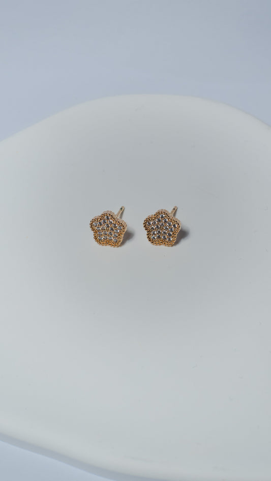 Clover Glow Stud Earrings