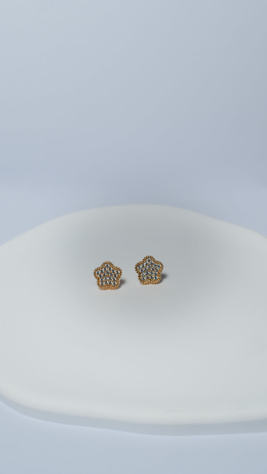Clover Glow Stud Earrings
