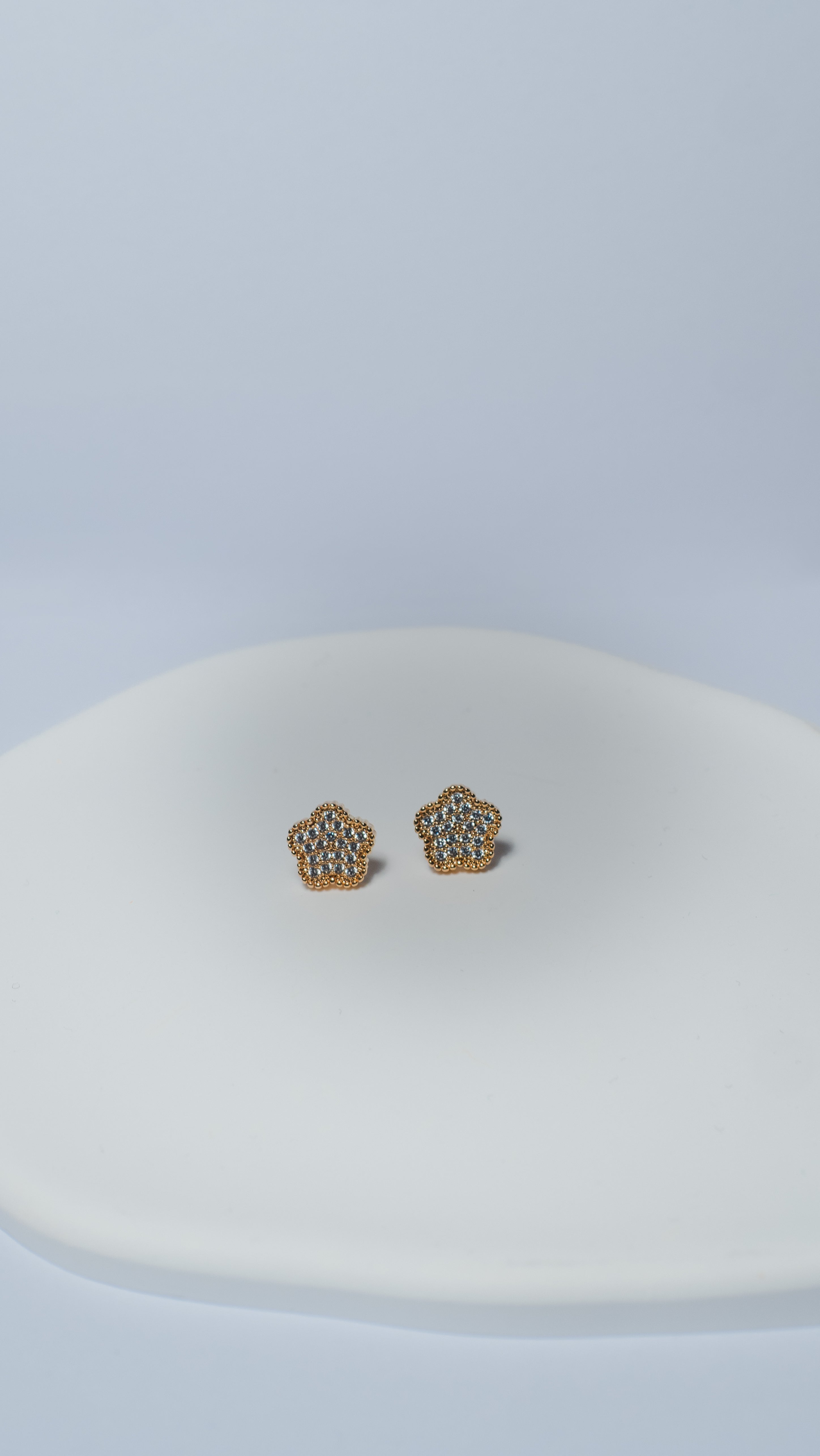 Clover Glow Stud Earrings