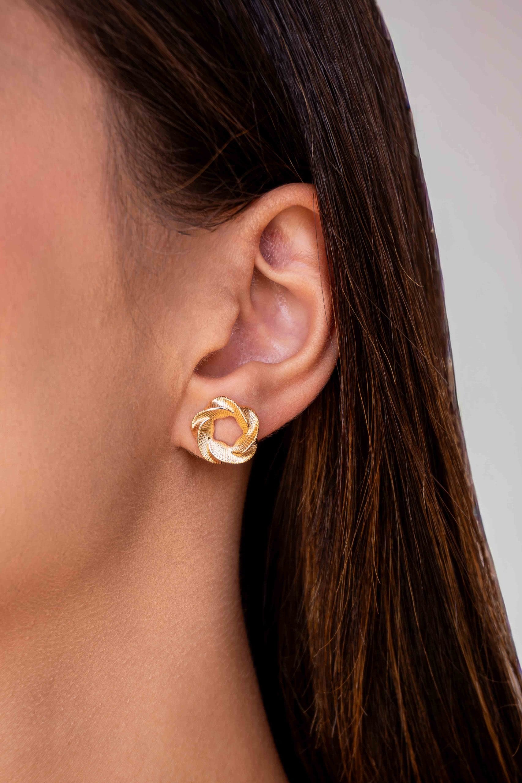 Solaris Knot Earrings