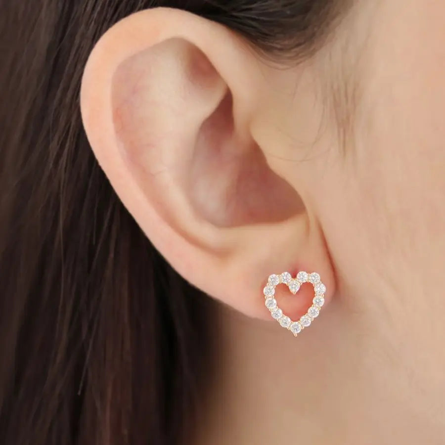 Lumière Heart Earrings