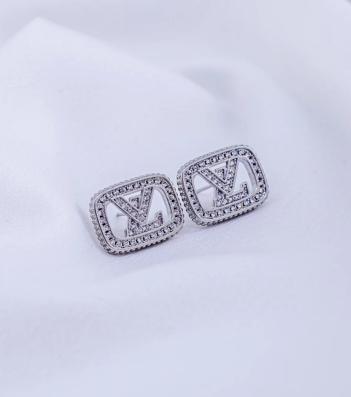 Silver Icon Studs