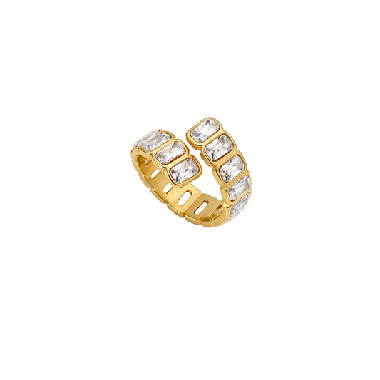 Lumiere Wrap Baguette Ring